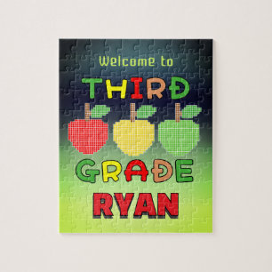 Welcome to 3rd Grade Custom Jigsaw Puzzle