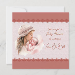 Welcome to a Baby Girl Shower Invitation
