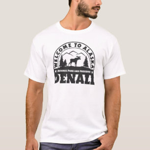 Welcome to Alaska. Denali - Black Logo T-Shirt