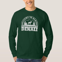 Welcome to Alaska. Denali - White Logo