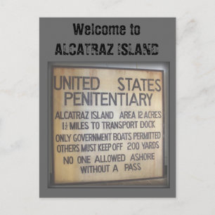 Welcome to ALCATRAZ Postcard