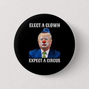 Welcome To America Clown 1 6 Cm Round Badge