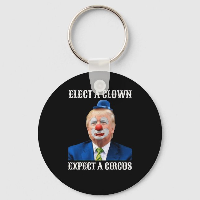 Welcome To America Clown 1  Key Ring (Front)