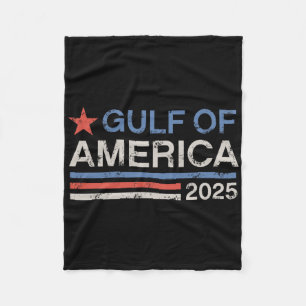 Welcome To America Gulf - Gulf Of Mexico 2025 5 Fleece Blanket