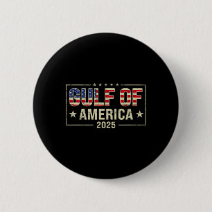 Welcome To America Gulf - Gulf Of Mexico 2025 6 Cm Round Badge