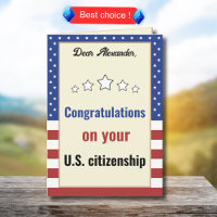Welcome to America U.S Citizenship Congratulations