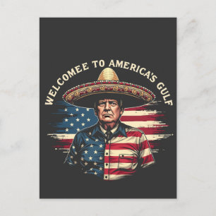 Welcome to America's Gulf Trump East Coast Postcard