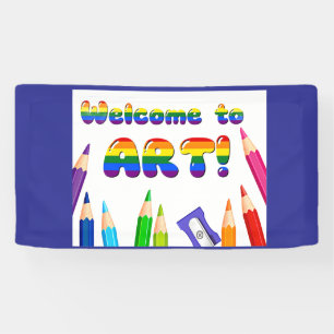 Welcome to Art Classroom Banner