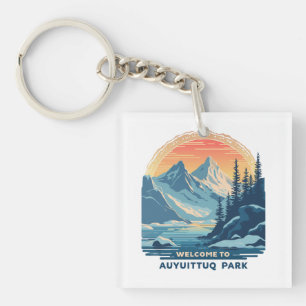 Welcome to Auyuittuq National Canadian Park Key Ring