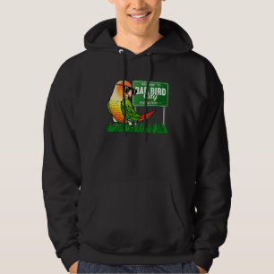 Welcome To Bad Bird City I Green Cheek Pineapple C Hoodie