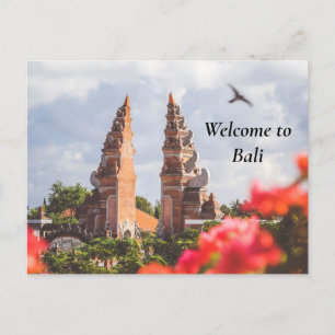 Welcome to Bali Holiday Postcard