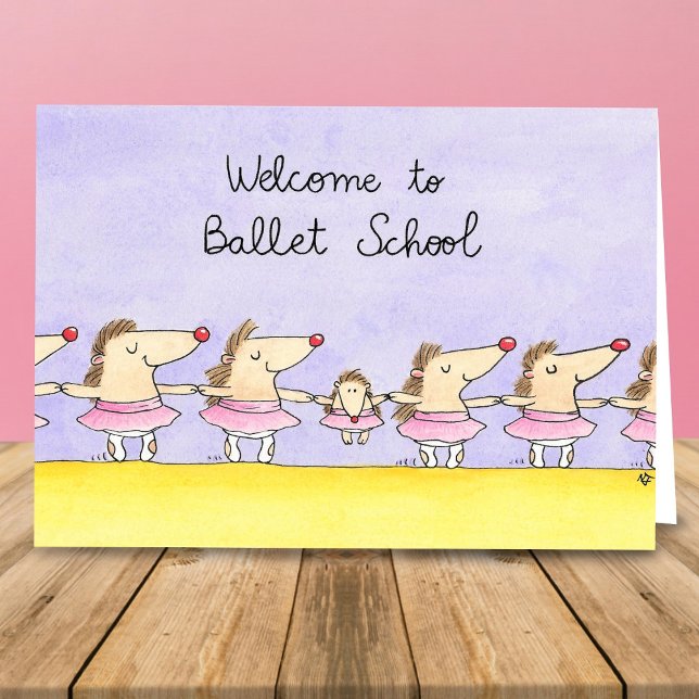 Welcome to Ballet School greeting Card (Creator Uploaded)