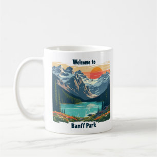 Welcome to Banff National Canadian Park Coffee Mug