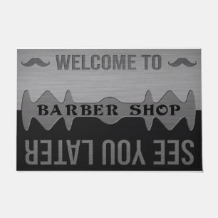 Welcome To Barber Shop, See You Later Doormat