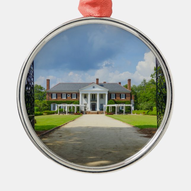 Welcome To Boone Hall Metal Tree Decoration (Front)