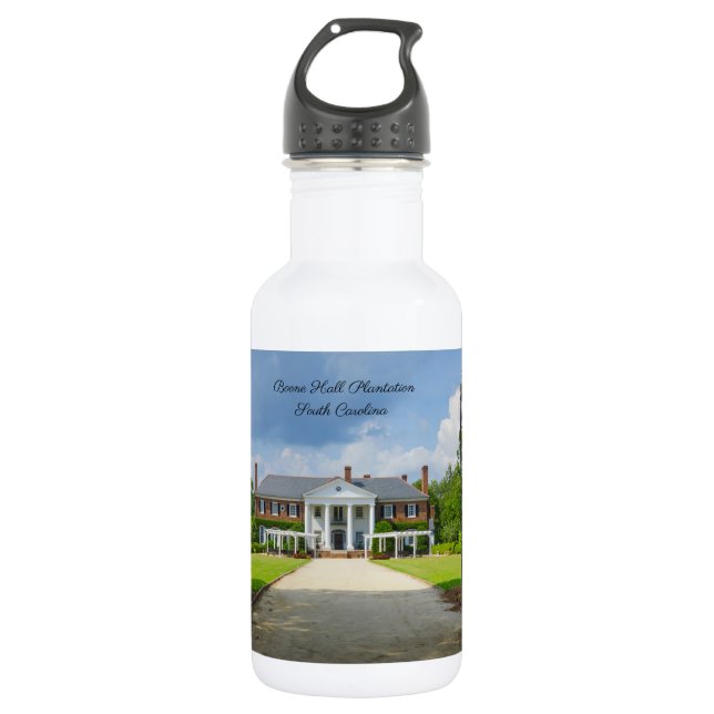 Welcome To Boone Hall Water Bottle (Front)