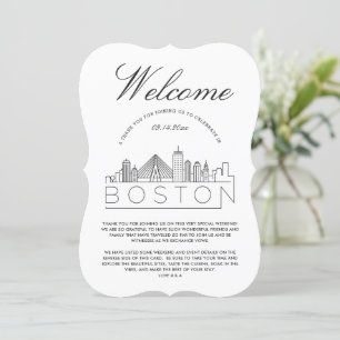 Welcome to Boston Guests Details Invitation