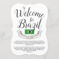 Welcome to Brazil | Destination Wedding Custom