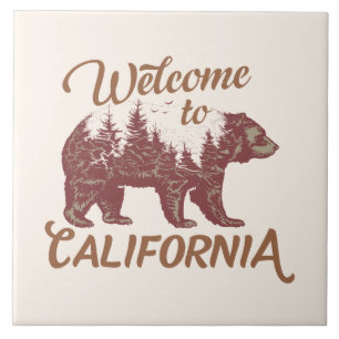 Welcome to California Bear Ceramic Tile