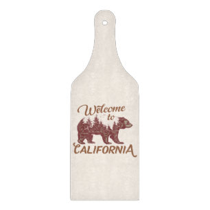 Welcome to California Bear Forest Cutting Board