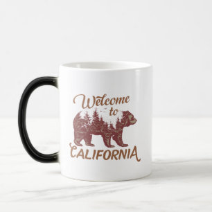 Welcome to California Bear Forest  Magic Mug