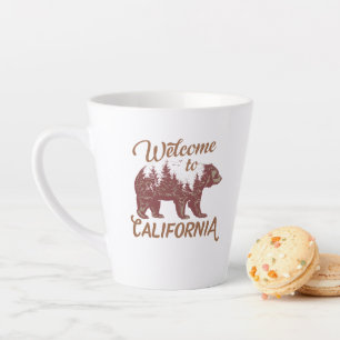 Welcome to California Bear Latte Mug