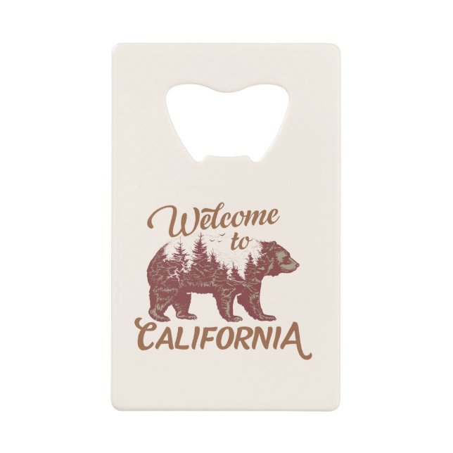 Welcome To California Forest Bear (Front)