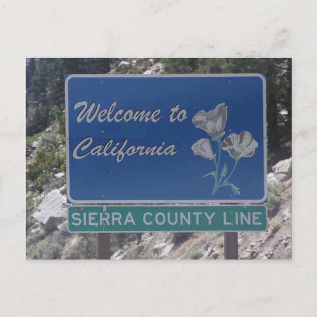 Welcome to California Postcard (Front)