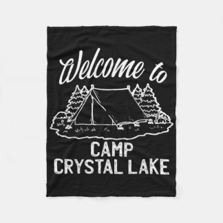 Welcome To Camp Crystal Lake  Fleece Blanket