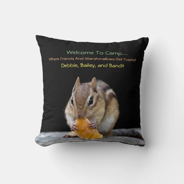 Welcome To Camp Cushion (Front)