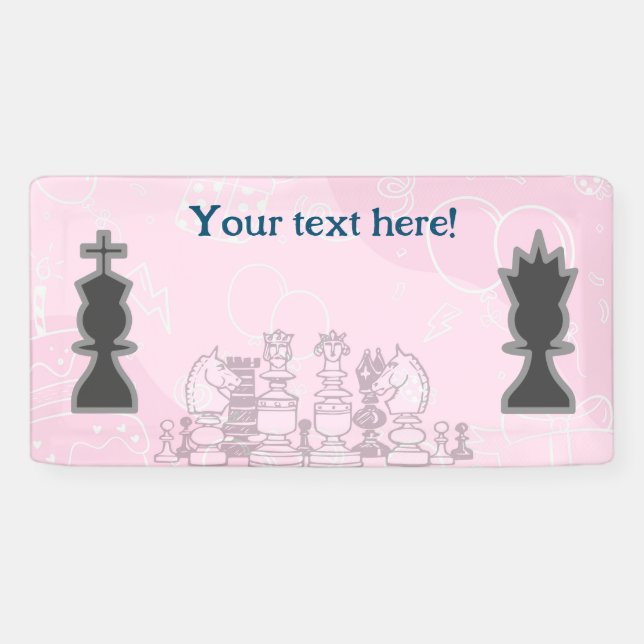 Welcome to Chess Party Banner (Horizontal)