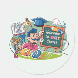 Welcome to class sticker