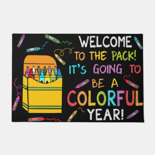 Welcome To Classroom Door Mat, Funny Teacher Gifts Doormat