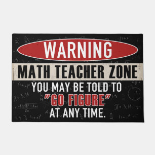 Welcome To Classroom Door Mat, Funny Teacher Gifts Doormat