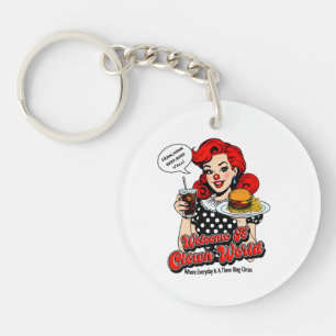 Welcome To Clown World Acrylic Keychain