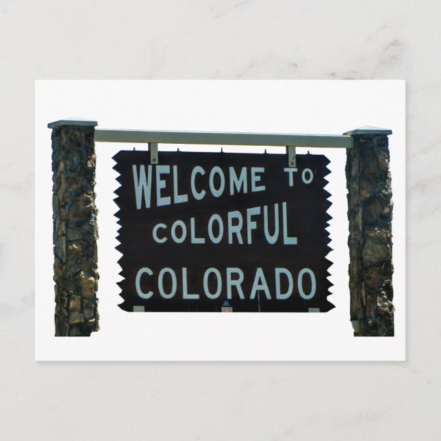 Welcome to Colorado Postcard (Front)
