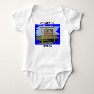 Welcome to Colourful Colorado Infant Body T-Shirt Baby Bodysuit
