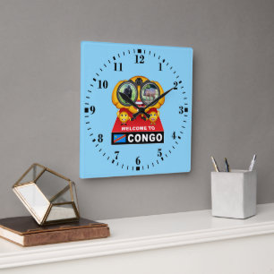 Welcome to Congo Square Wall Clock