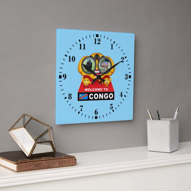 Welcome to Congo Square Wall Clock (Office)