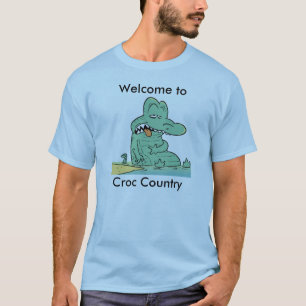 Welcome to Croc Country Comic T-Shirt