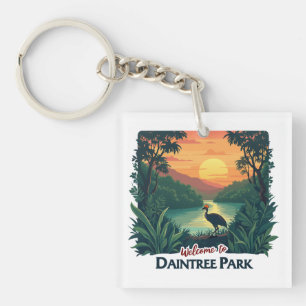 Welcome to Daintree National Australian Park Key Ring