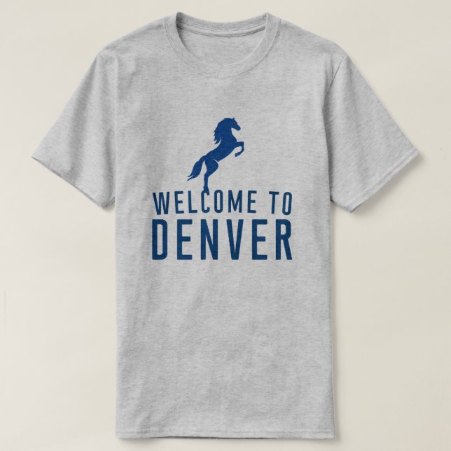 Welcome to Denver - Demon Horse T-Shirt (Design Front)