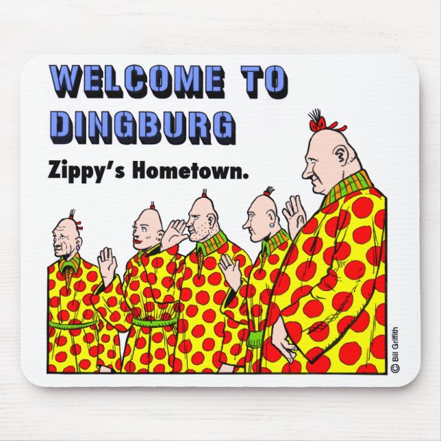 Welcome To Dingburg #1 Mouse Pad (Front)