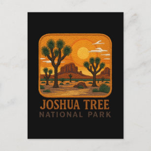 Welcome to Embroidery Joshua Tree National USA Holiday Postcard
