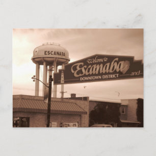 Welcome To Escanaba Post Cards