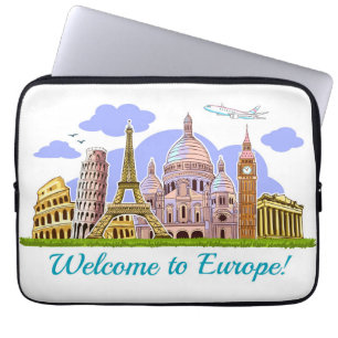 Welcome to Europe Laptop Sleeve