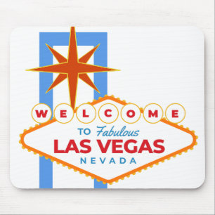 Welcome to fabulous Las Vegas 3 White Mouse Pad