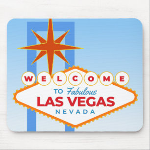 Welcome to fabulous Las Vegas Blue Sky Mouse Pad