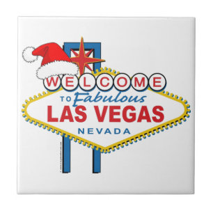 Welcome to Fabulous Las Vegas Christmas Ceramic Tile