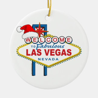Welcome to Fabulous Las Vegas Christmas Ceramic Tree Decoration